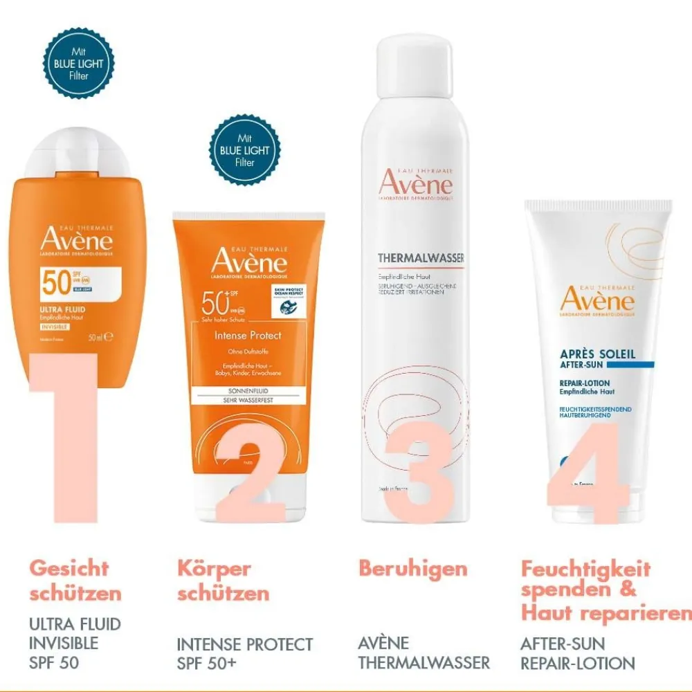 Avène Ultra Fluid Invisible LSF 50 - Hoher Sonnenschutz + HEV Blue Light Filter| Sale