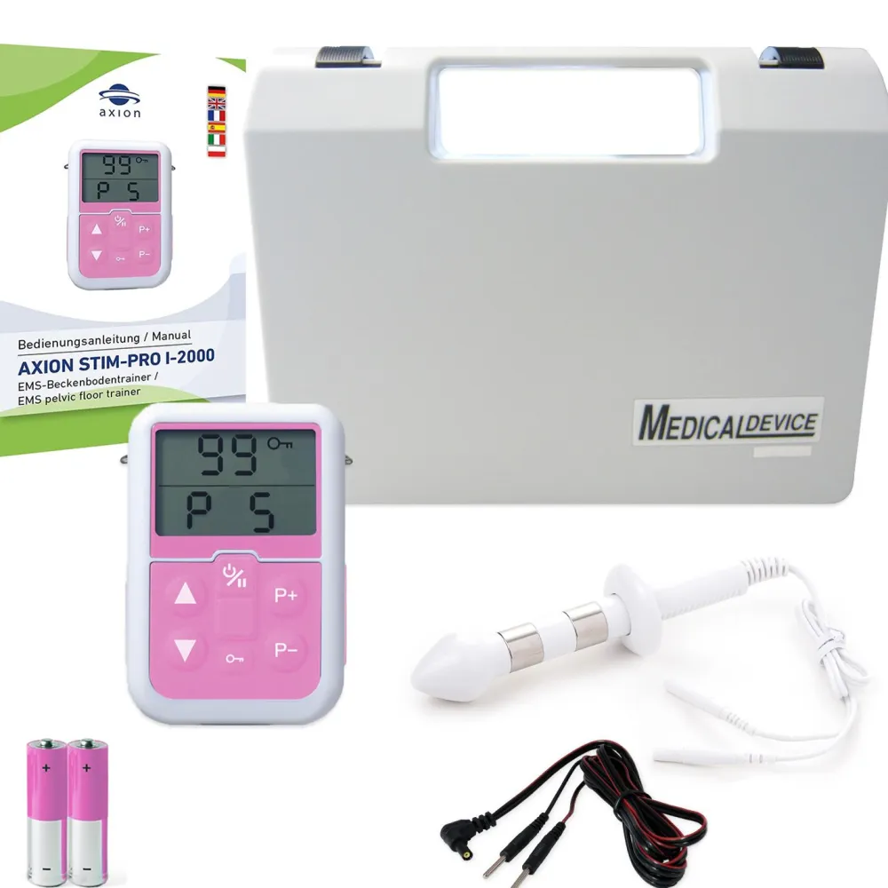® I-2000 Beckenboden-Trainer mit Sonde STIM-PRO S-13A für Männer bei Inkontinenz>axion New