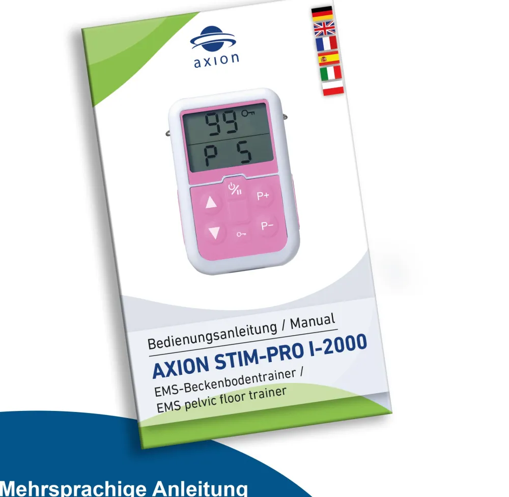 ® I-2000 Beckenbodentrainer-Set für Frauen - MEDIZINPRODUKT>axion Hot