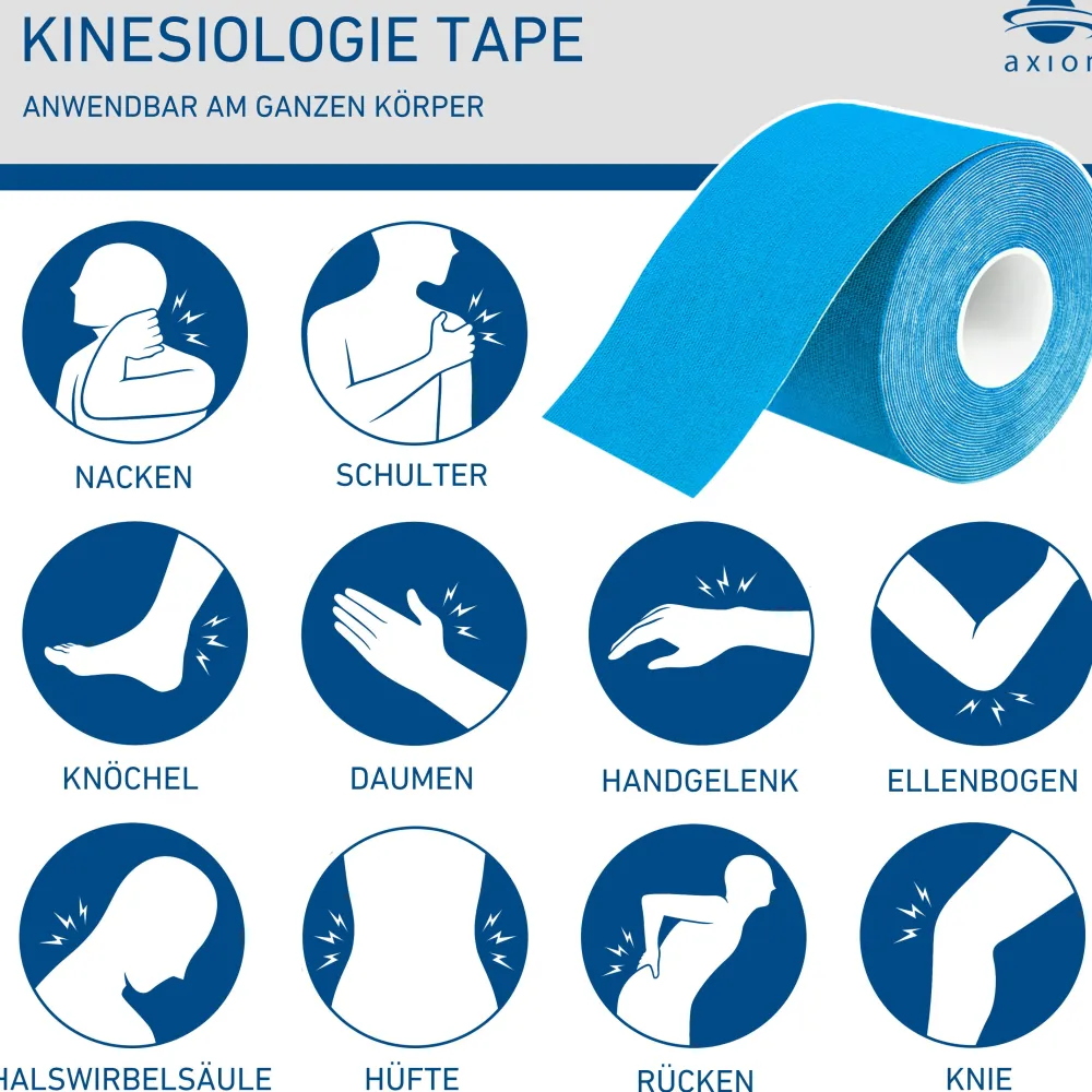 ® Kinesiologie Tape BEIGE – 500 x 5 cm - Kinesiotape - Medizinprodukt>axion Online