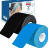 ® Kinesiologie Tape schwarz - blau - Kinesiotape - Medizinprodukt|axion Online