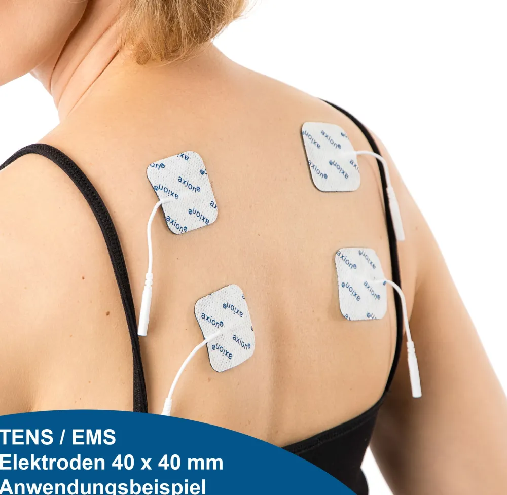 ® selbstklebende Elektrodenpads 4x4 cm – passend zu , Prorelax, Promed, etc.|axion New