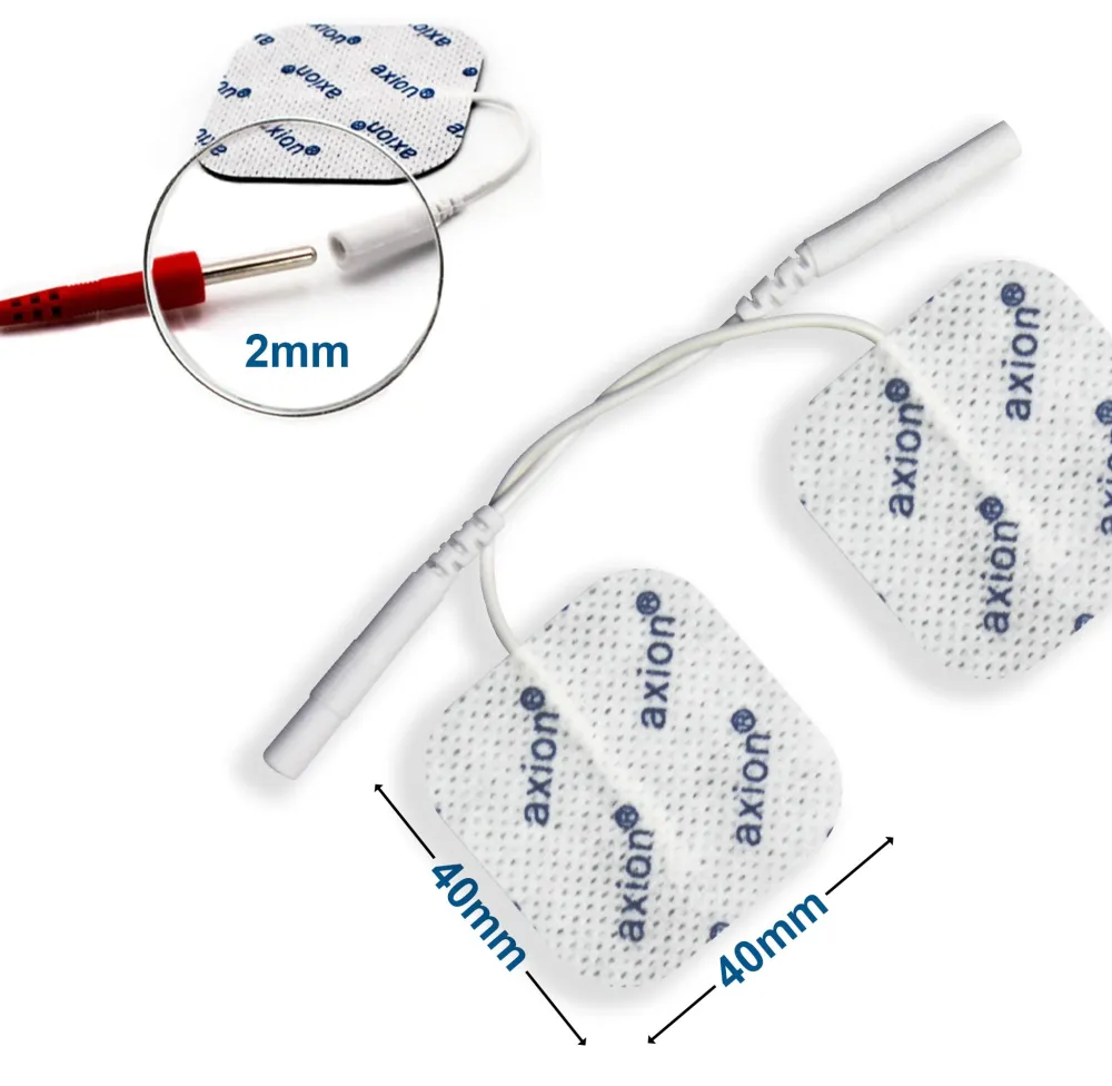 ® selbstklebende Elektrodenpads 4x4 cm – passend zu , Prorelax, Promed, etc.|axion New