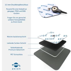 axion® selbstklebende Elektrodenpads 10x5 cm – passend zu Sanitas, , etc.|beurer New
