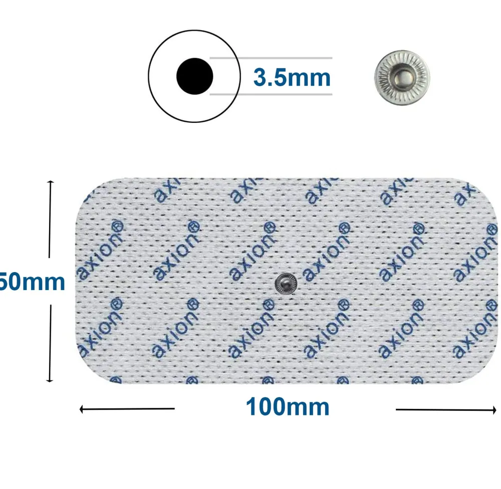 axion® selbstklebende Elektrodenpads 5x5 und 10x5 cm – passend zu Sanitas, , etc.>beurer Best