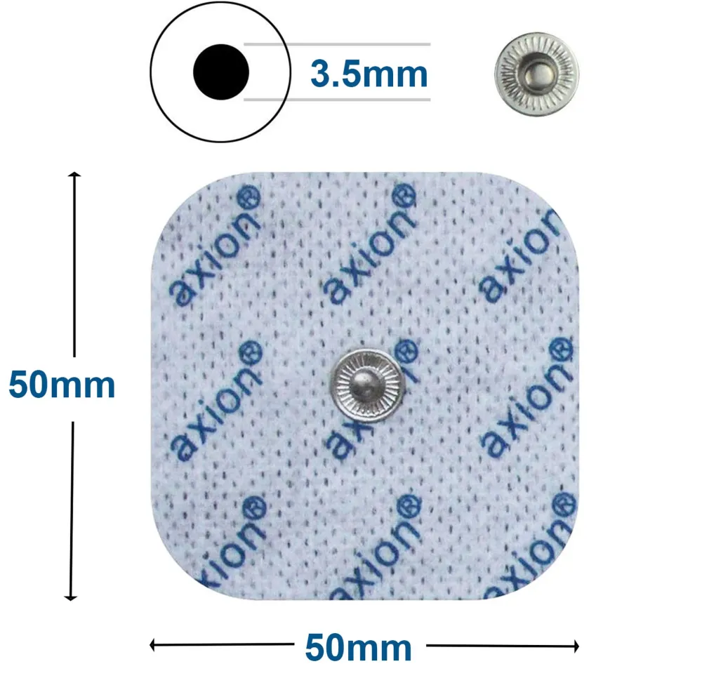 axion® selbstklebende Elektrodenpads 5x5 und 10x5 cm – passend zu Sanitas, , etc.>beurer Best