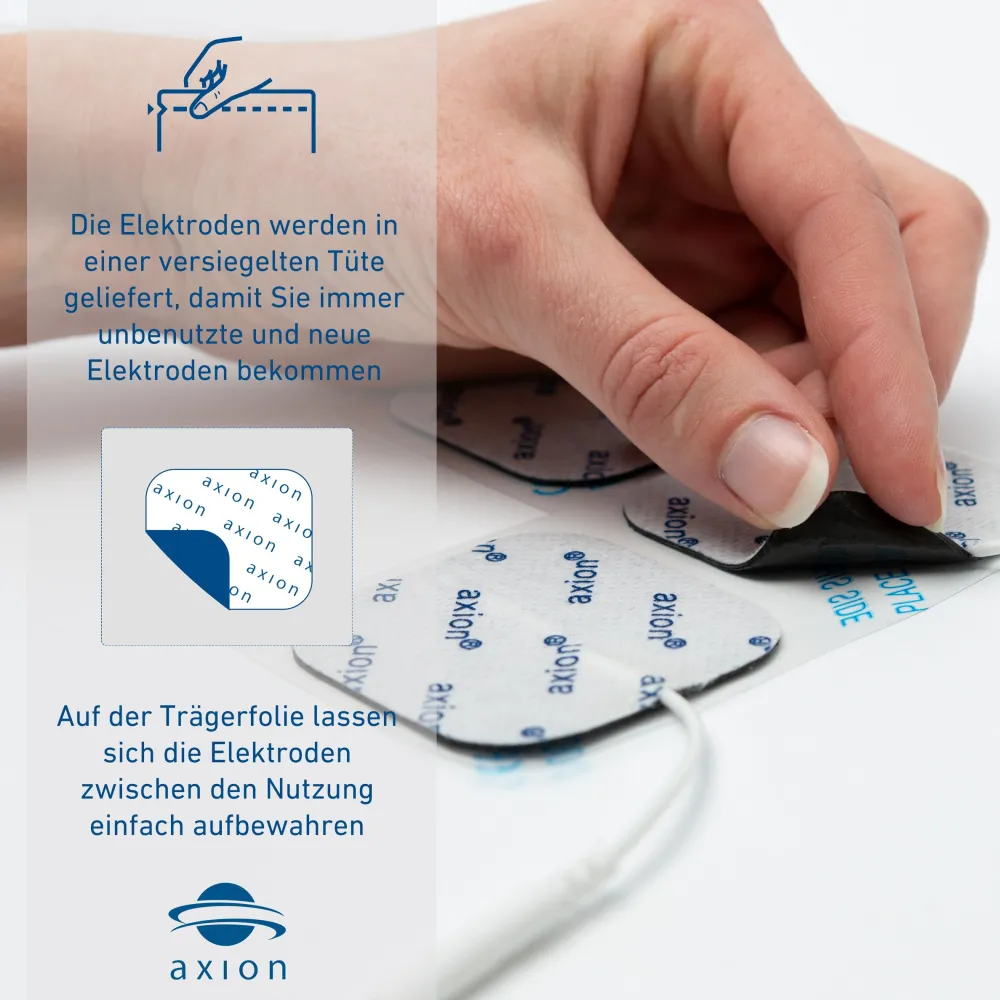 ® selbstklebende Elektrodenpads 5x5 cm – passend zu , Prorelax, Promed, etc.>axion Online