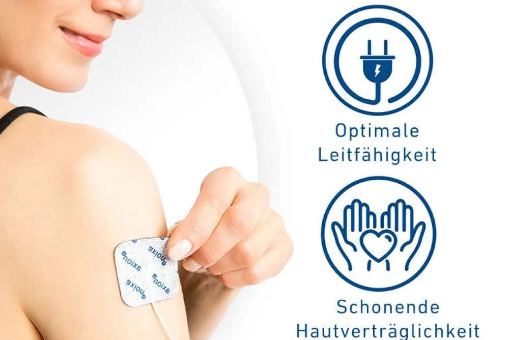 ® selbstklebende Elektrodenpads 4x4 cm – passend zu , Prorelax, Promed, etc.|axion Online