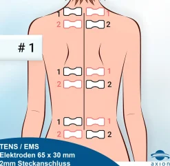 ® selbstklebende Elektrodenpads 6.5 x 3 cm – passend zu , Prorelax, Promed, etc.|axion Sale