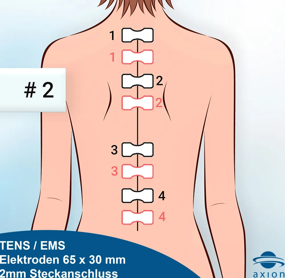 ® selbstklebende Elektrodenpads 6.5 x 3 cm – passend zu , Prorelax, Promed, etc.|axion Sale