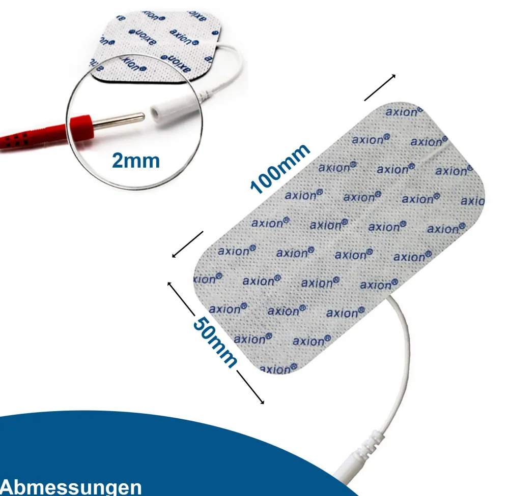 ® selbstklebende Elektrodenpads 5x5 und 10x5 cm – passend zu , Prorelax, Promed, etc.>axion Hot