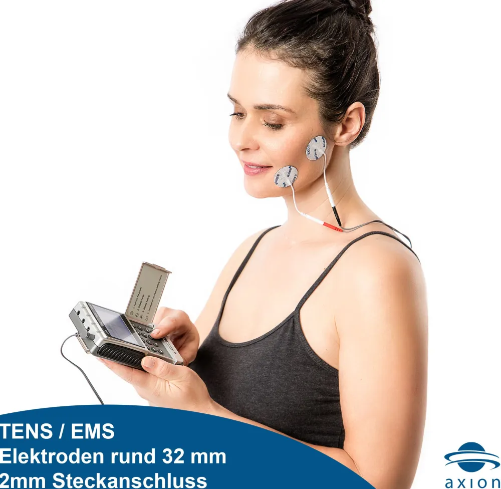 ® selbstklebende Elektrodenpads rund 3,2 cm – passend zu , Prorelax, Promed, etc.>axion Online