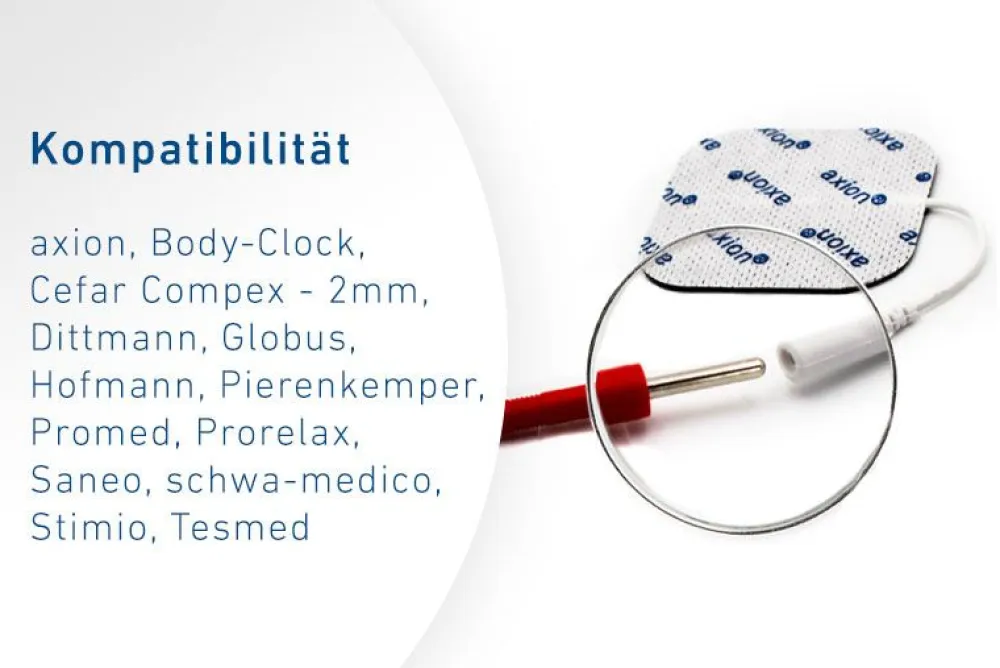 ® selbstklebende Rücken-Elektroden – passend zu , Prorelax, Promed, etc.|axion Hot