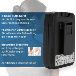 ® STIM-PRO ECO TENS-Gerät zur Schmerztherapie - MEDIZINPRODUKT><noscript><img width=