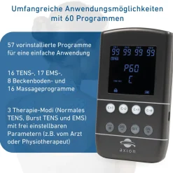 STIM-PRO X9B 4-Kanal TENS Gerät und EMS Gerät mit Akku - MEDIZINPRODUKT><noscript><img width=