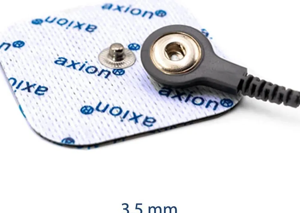 ® TENS-EMS-Geräte Anschlusskabel mit 3.5mm Druckknopf|axion Hot
