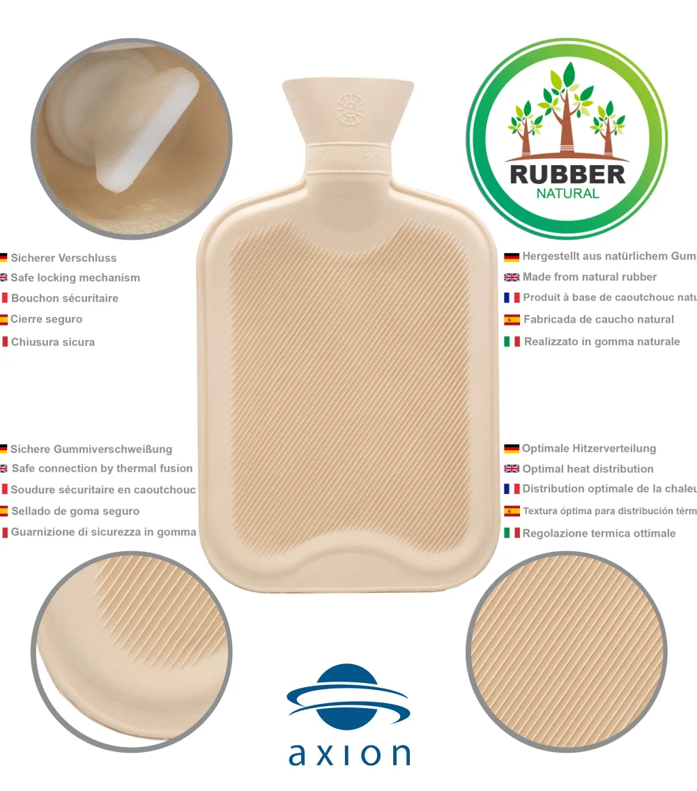 ® Wärmflasche ohne Bezug | (33 x 20 cm)>axion Online