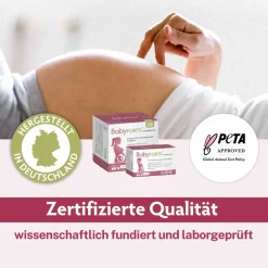 Folsäure Plus OHNE JOD | vegan | Vitamine ab Kinderwunsch bis Stillzeit|BabyFORTE Hot