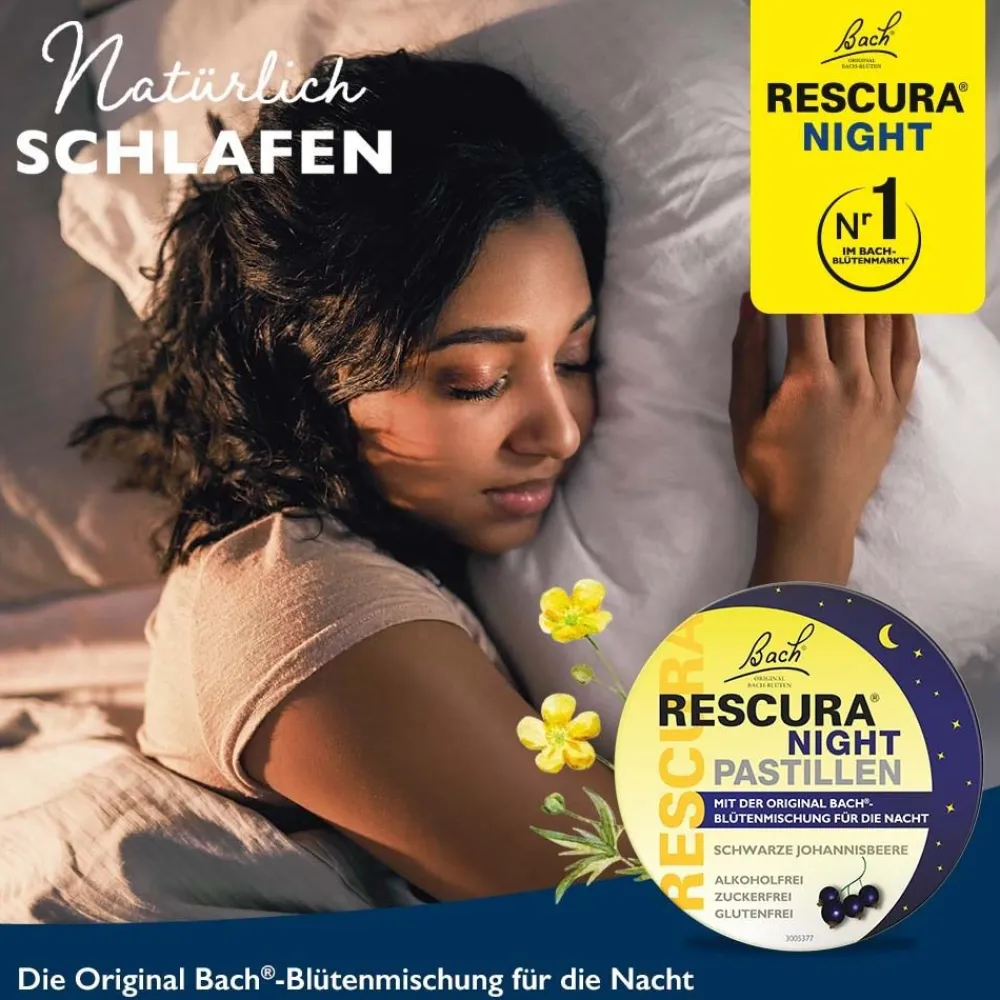 Bachblüten Original Rescura Night Pastillen Schwarze Johannisbeere> Clearance