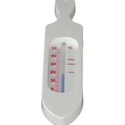 Badethermometer Schiff mit Griff, weiß| Hot
