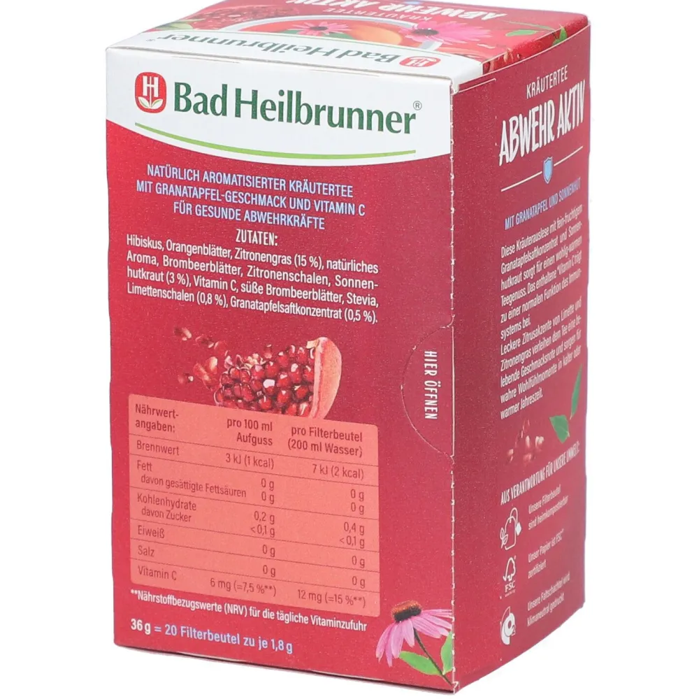 ® Abwehr aktiv Kräutertee|Bad Heilbrunner Online