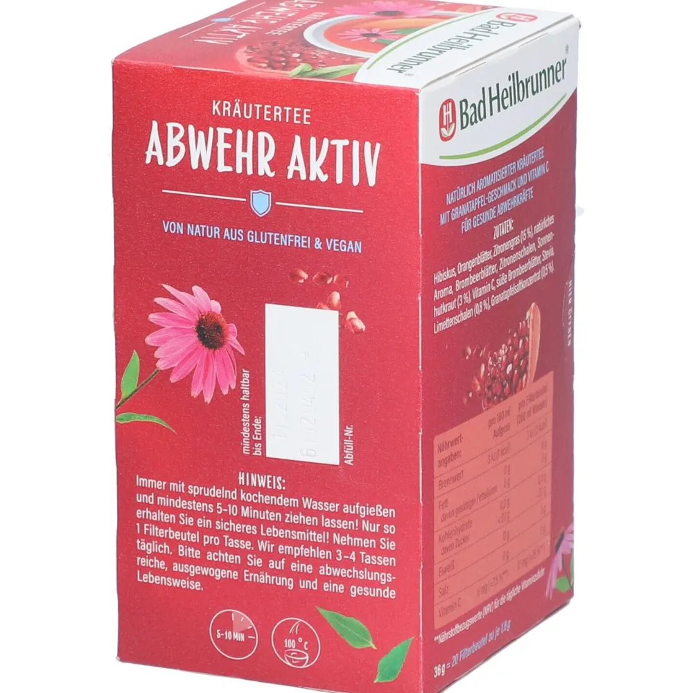 ® Abwehr aktiv Kräutertee|Bad Heilbrunner Online