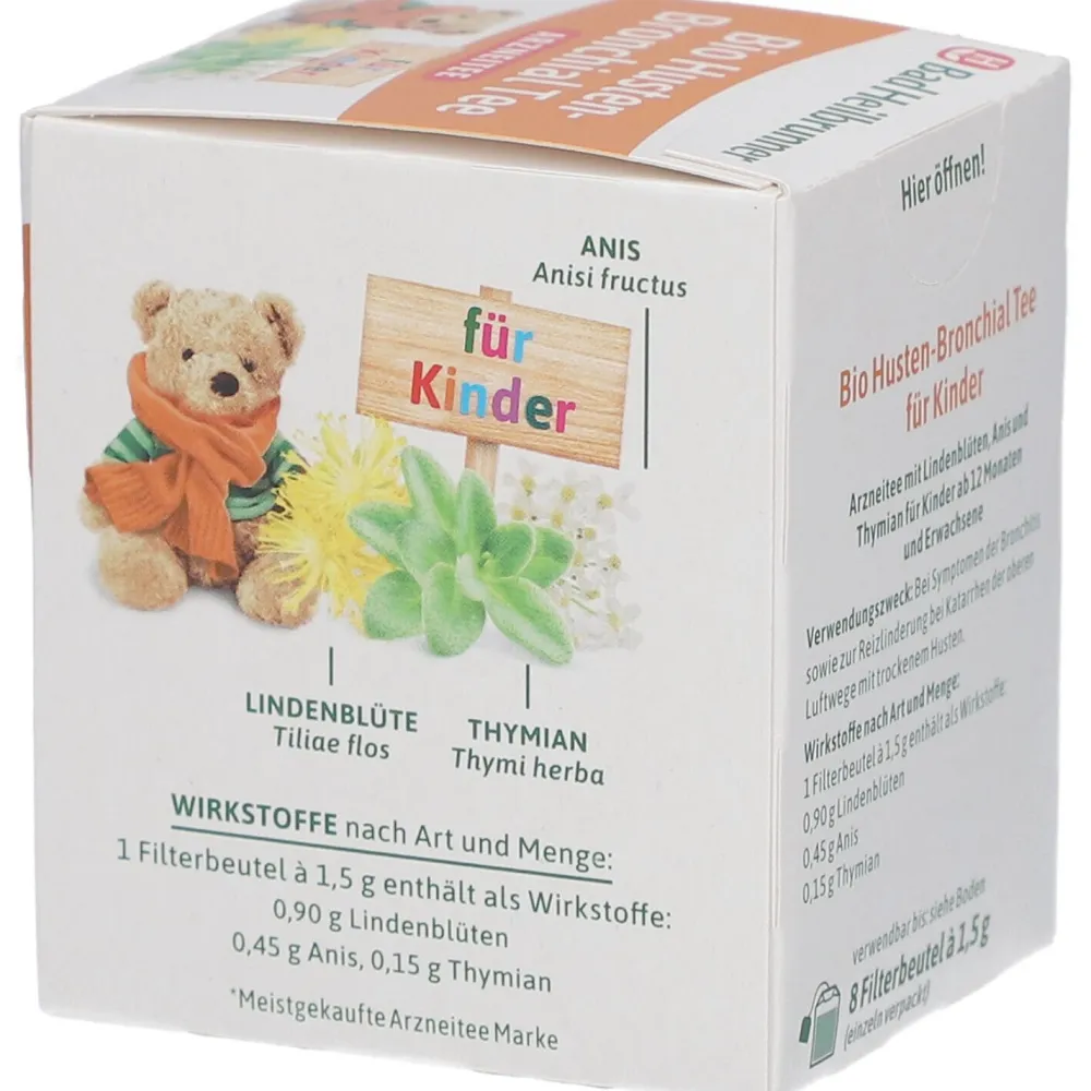 ® Bio Husten-Bronchial Tee für Kinder|Bad Heilbrunner Clearance
