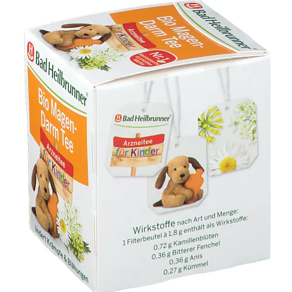 Bio Magen-Darm Tee für Kinder|Bad Heilbrunner New