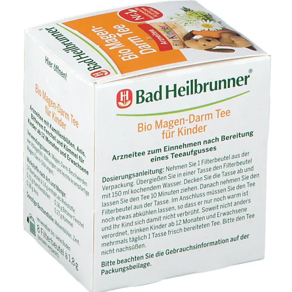 Bio Magen-Darm Tee für Kinder|Bad Heilbrunner New