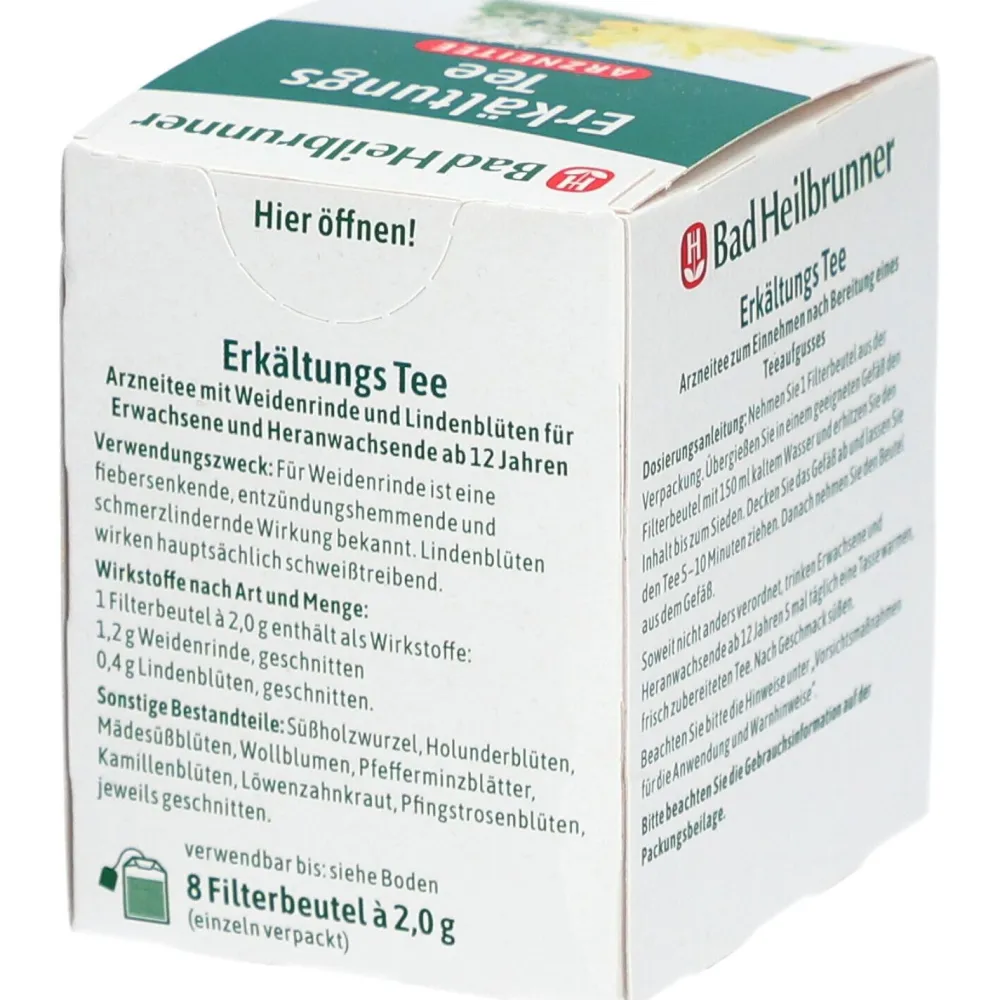 ® Erkältungs Tee|Bad Heilbrunner Online
