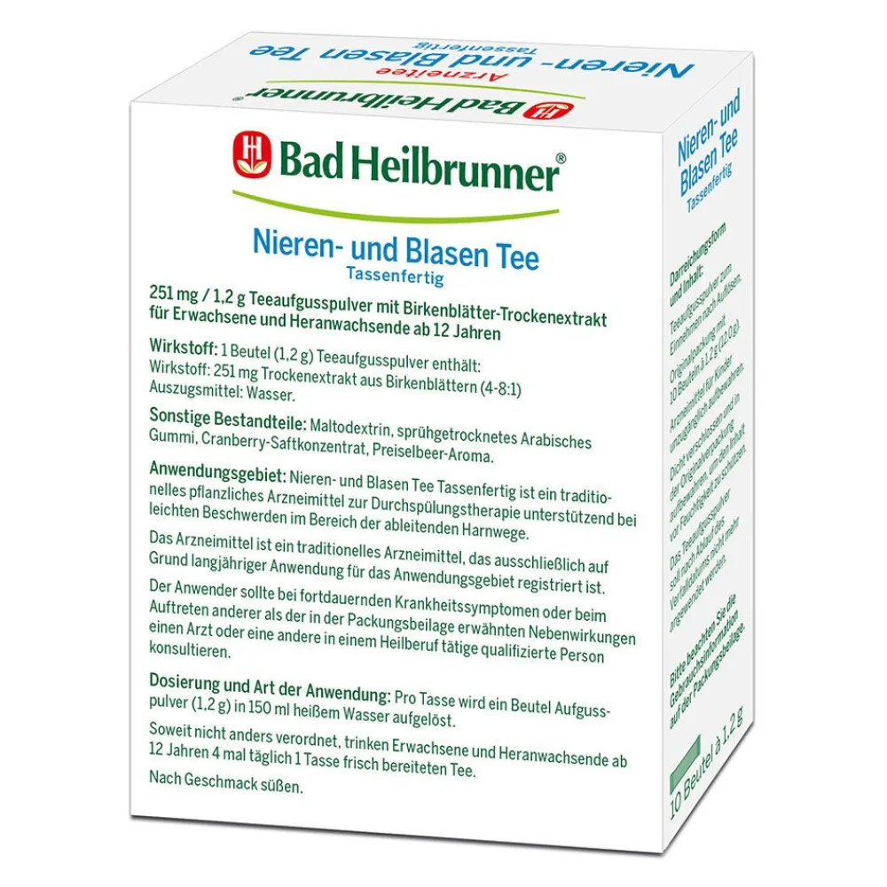 ® Nieren- und Blasen Tee|Bad Heilbrunner Hot