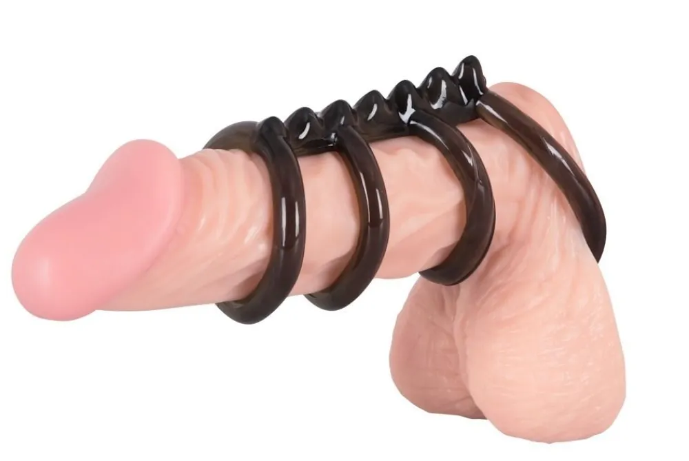 Bad Kitty - Cockring-Set mit Hodenring> Hot