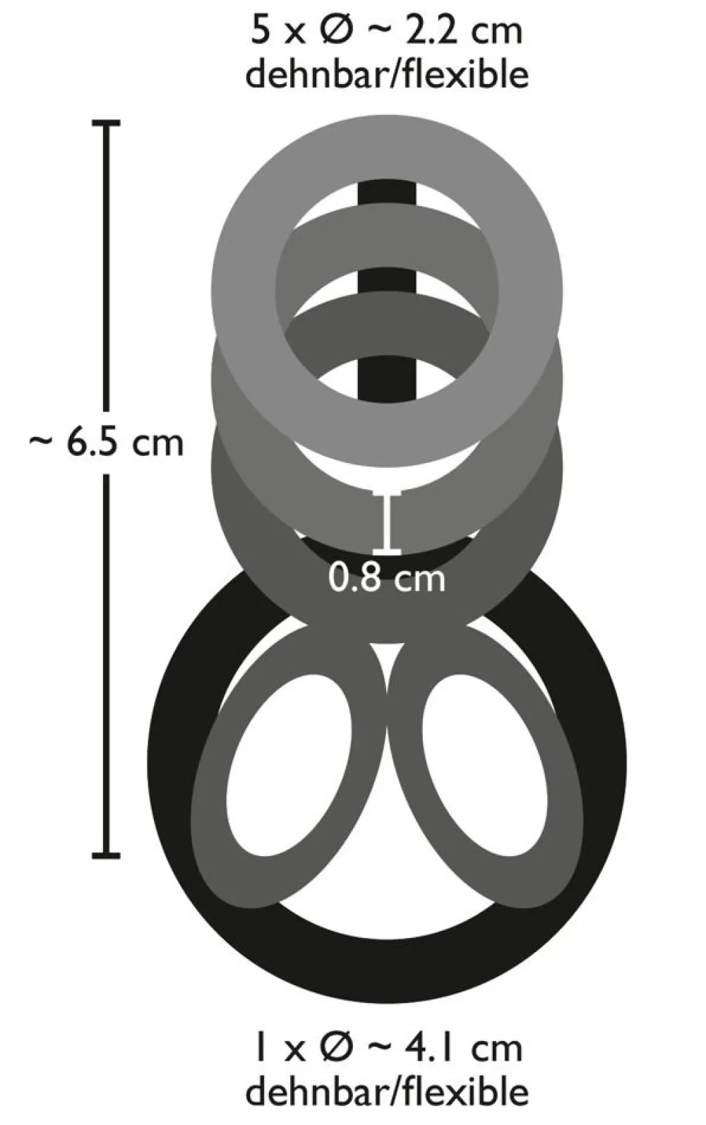 Bad Kitty - Penis- und Hodenring-Set| Sale