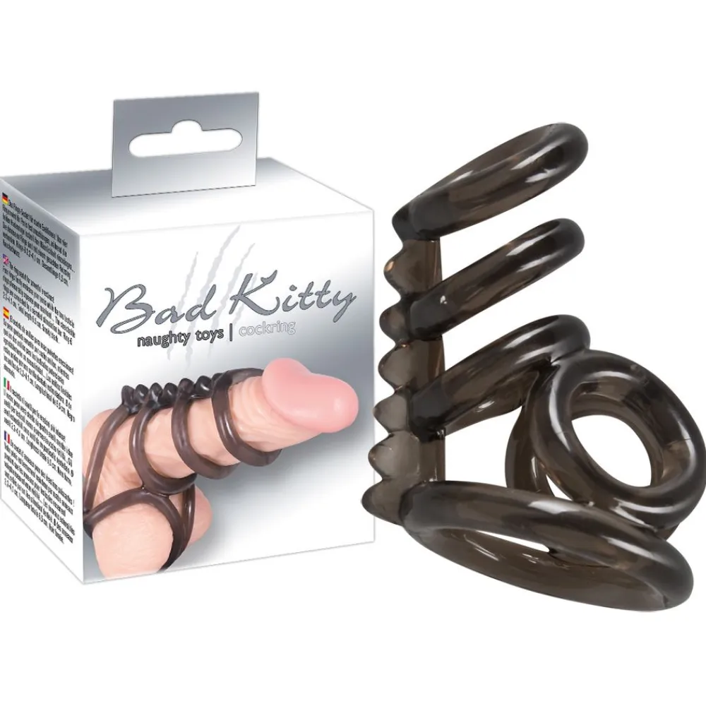 Bad Kitty - Penis- und Hodenring-Set| Sale