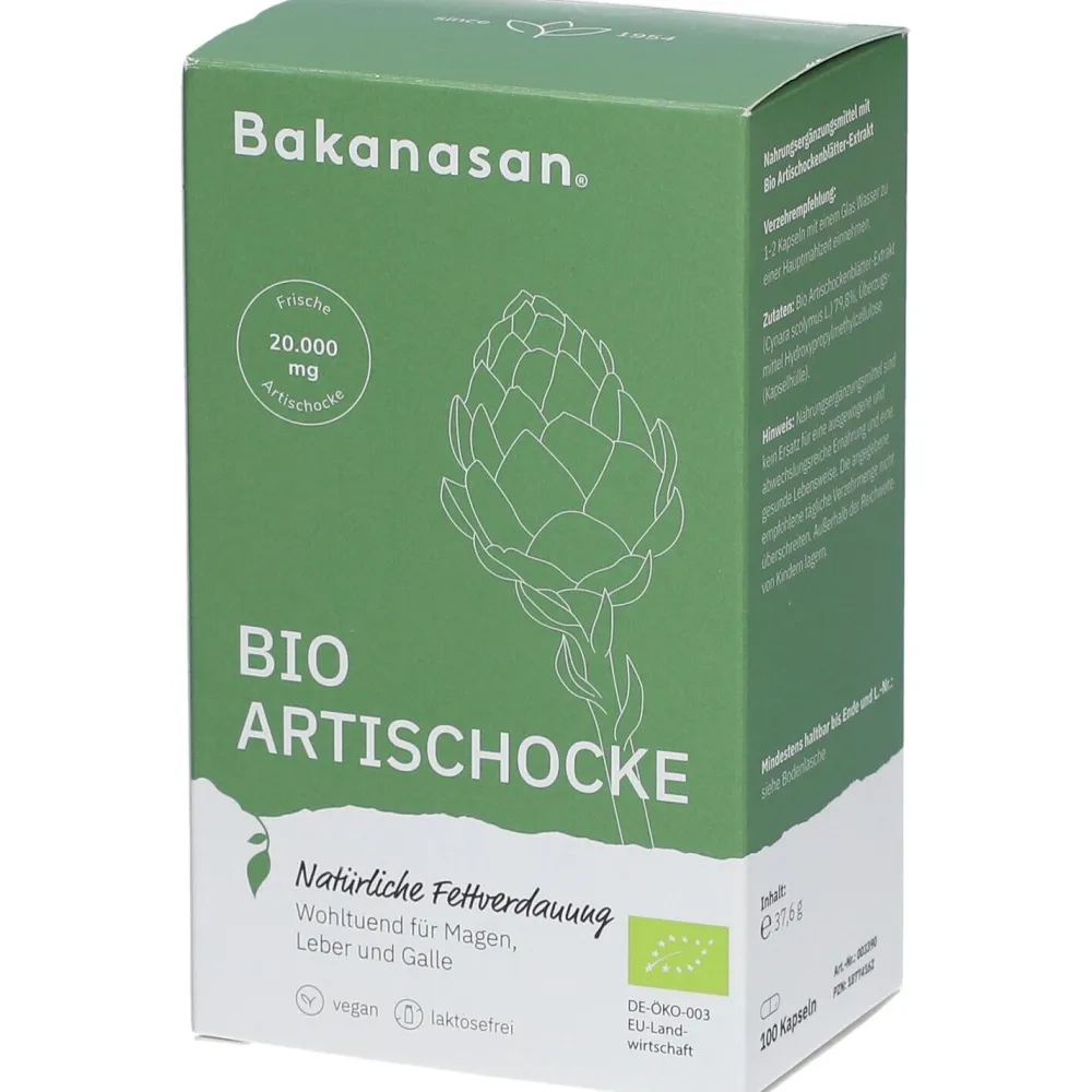 Bakanasan® Bio Artischocke> Discount