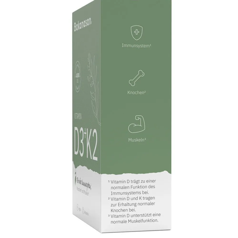Bakanasan® Vitamin D3 + K2 4.000 I.E.> Best