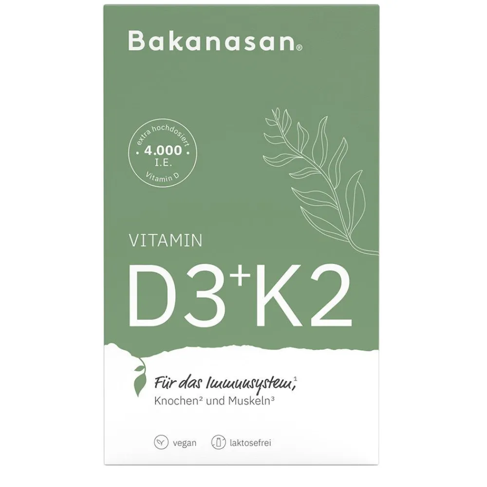 Bakanasan® Vitamin D3 + K2 4.000 I.E.> Best