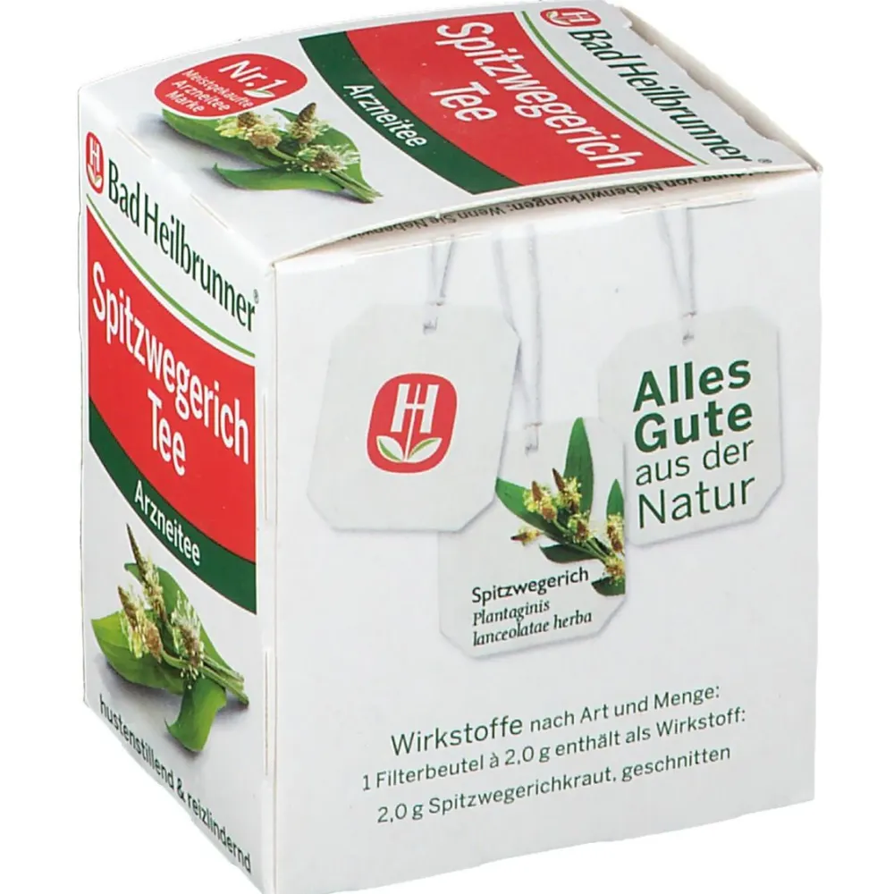 Bald Heilbrunner® Spitzwegerich Tee> Hot