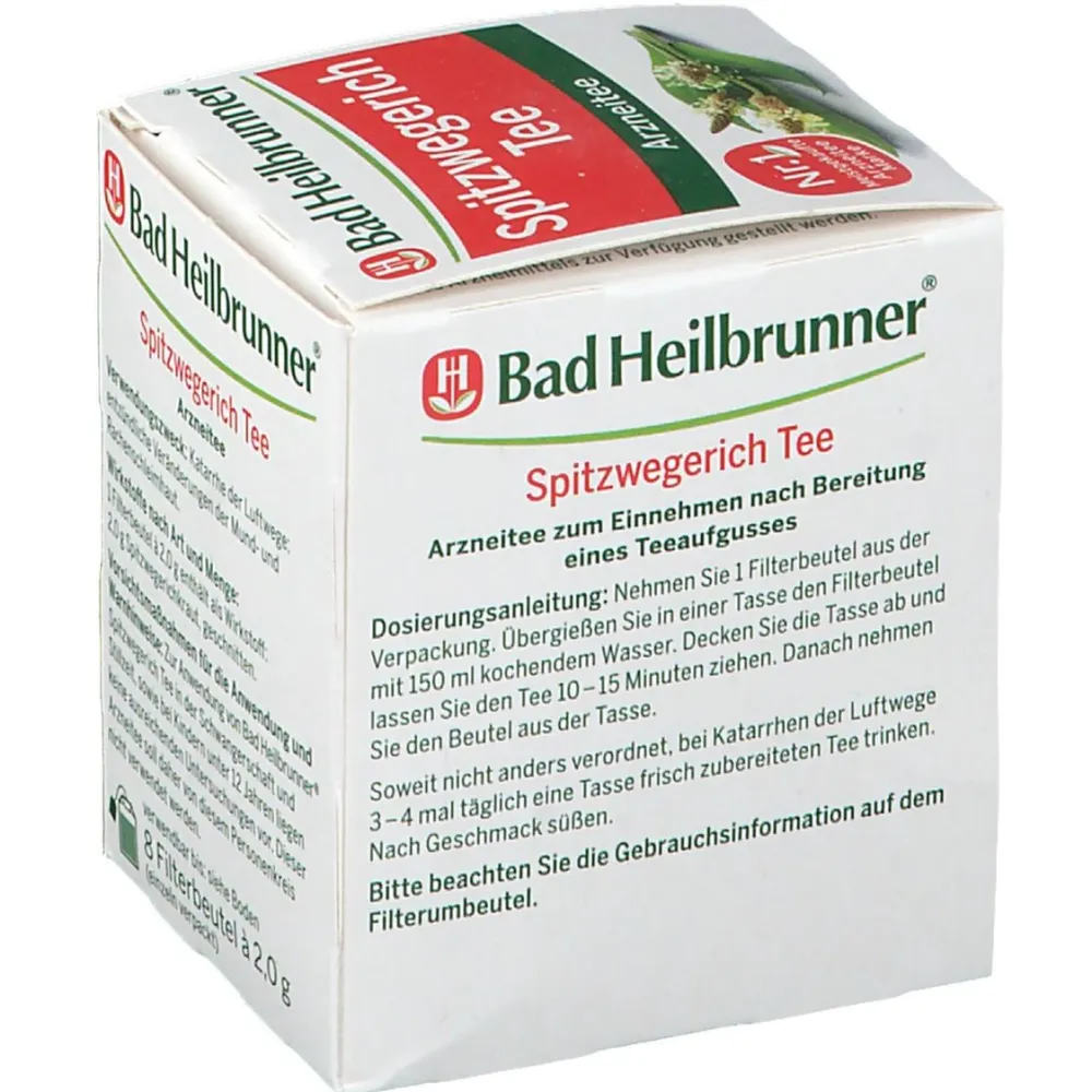 Bald Heilbrunner® Spitzwegerich Tee> Hot