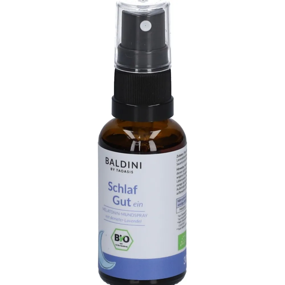 Baldini by Schlaf gut ein Melatonin BIO Mundspray|Taoasis Online