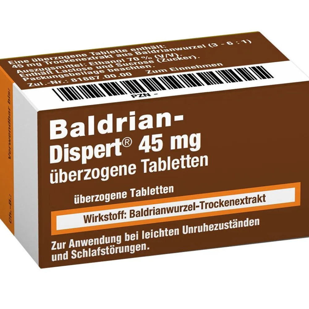 Baldrian Dispert® 45 mg| Hot