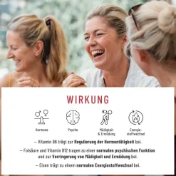 Baldrian Eisen Vitamin B9 B12 Yamswurzel Komplex 90 vegane Kapseln Wechselwunder ®><noscript><img width=