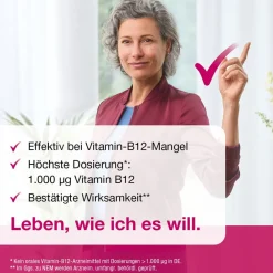 B12 Ankermann® bei Vitamin-B12-Mangel, 1.000 µg Vitamin B12> Hot