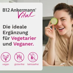 B12 Ankermann Vital vegane Vitamin B12 Tabletten zur Nahrungsergänzung| Hot