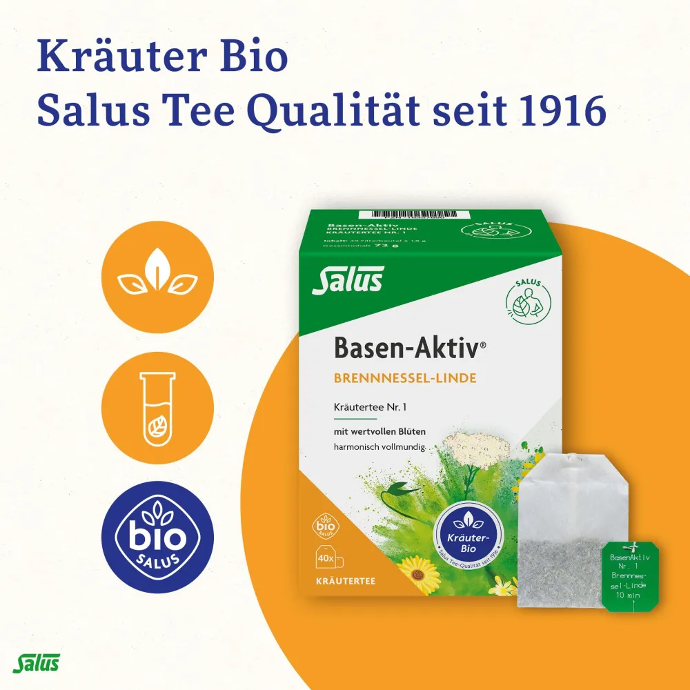 Basen-Aktiv® Kräutertee Nr. 1 Brennnessel-Linde|
