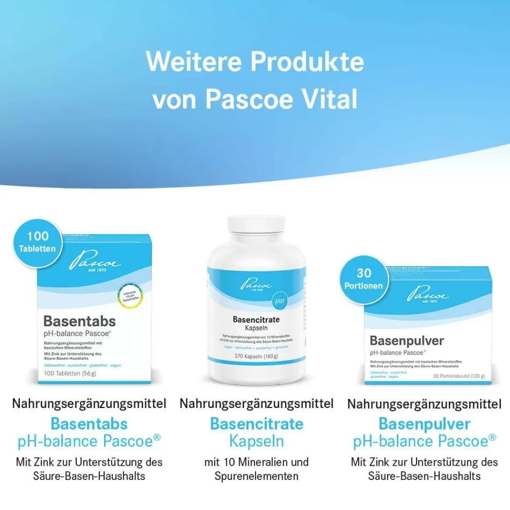 Basenpulver ®>pH-balance Pascoe Online