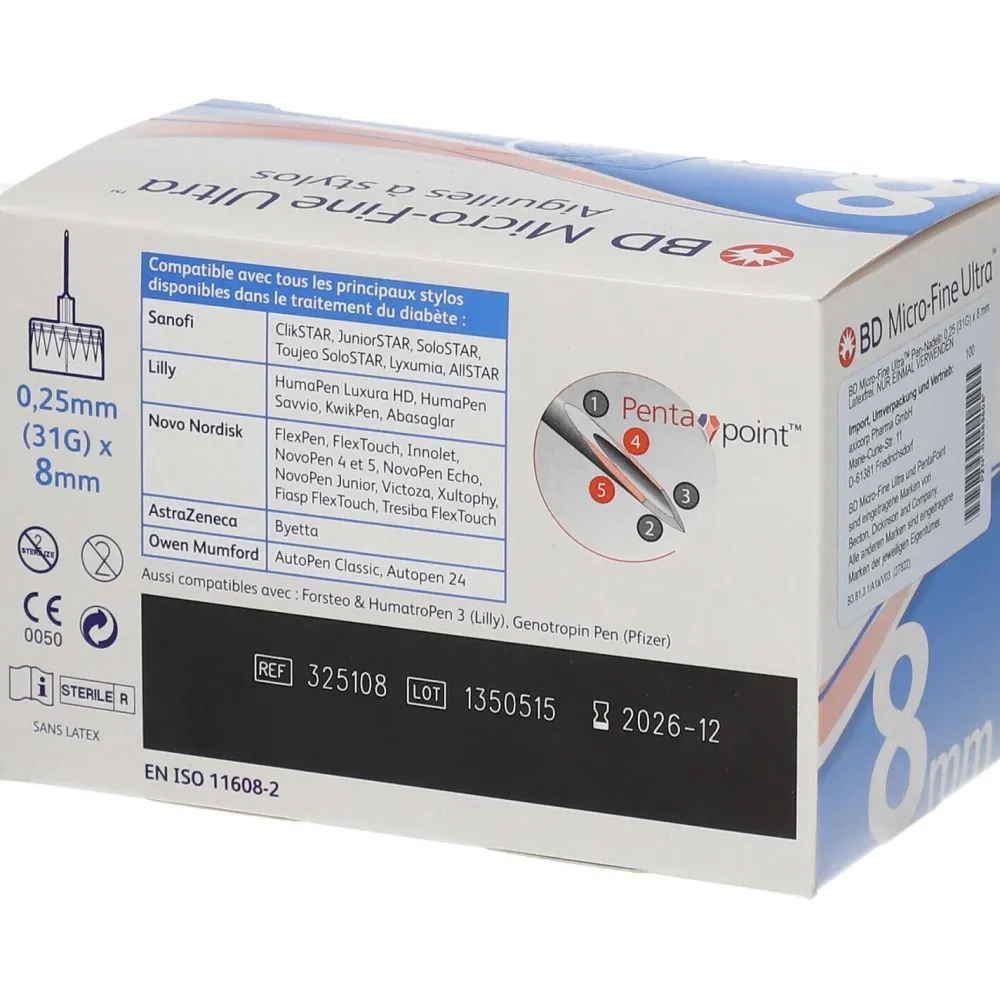 BD Micro-Fine Ultra™ 8 mm 31G| Online