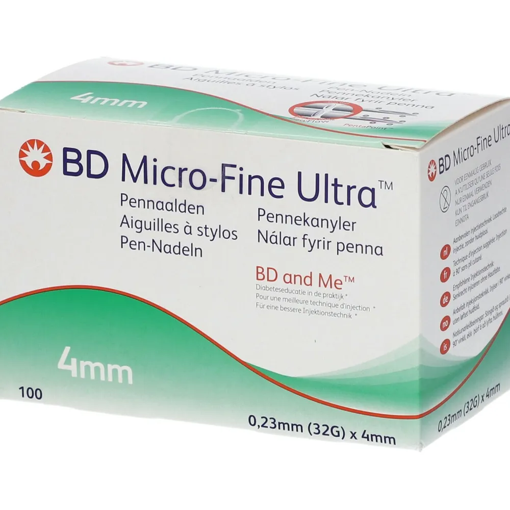 BD Micro-Fine Ultra™ + Pen Nadeln 0,23 x 4 mm 32 G> Discount