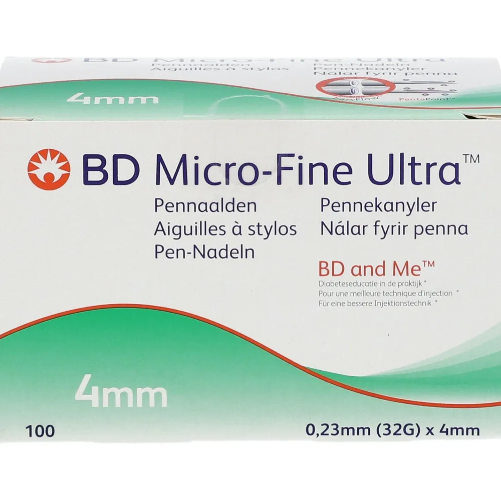 BD Micro-Fine Ultra™ + Pen Nadeln 0,23 x 4 mm 32 G> Discount