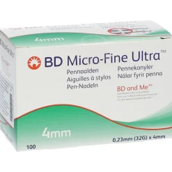 BD Micro-Fine Ultra™ + Pen Nadeln 0,23 x 4 mm 32 G><noscript><img width=